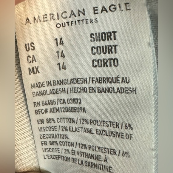 American Eagle Next Level Stretch Jeggings Women’s Size 14 Short - Picture 7 of 7